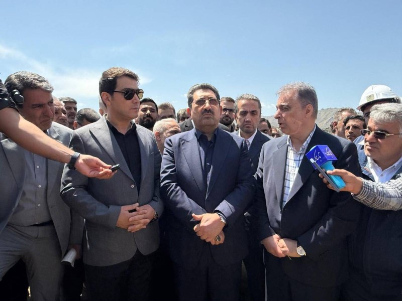 بازدید وزیر صمت از طرح توسعه کنسانتره آهن صبانور