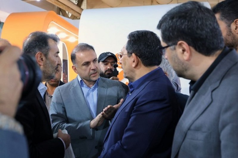 بازدید وزیر صمت از غرفه شرکت ملی صنایع مس ایران در نمایشگاه ایران کانمین ۲۰۲۵