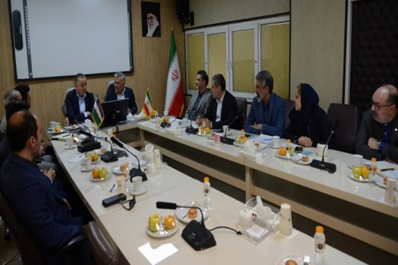 دیدار هیئت ازبکستانی با رئیس سازمان زمین‌ شناسی و بررسی زمینه‌ های همکاری مشترک