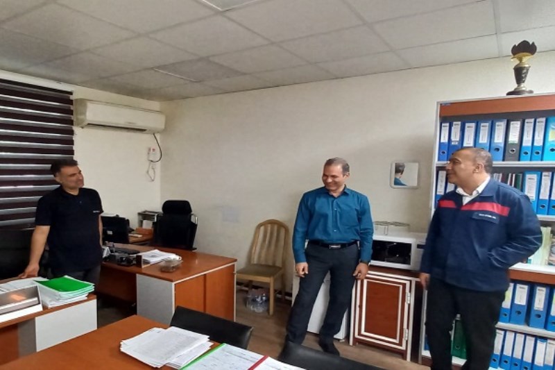 بازدید قائم مقام  فولاد اکسین از واحد های فنی و مهندسی ، تکنولوژی تولید و اجرای پروژه‌ ها