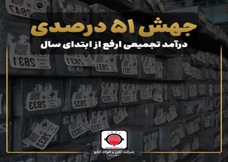 جهش 51 درصدی درآمد تجمیعی ارفع از ابتدای سال/ تقویت جریان نقدینگی شرکت با تمرکز کامل بر فروش شمش