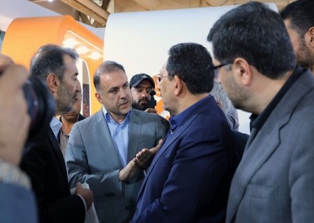 بازدید وزیر صمت از غرفه شرکت ملی صنایع مس ایران در نمایشگاه ایران کانمین ۲۰۲۵